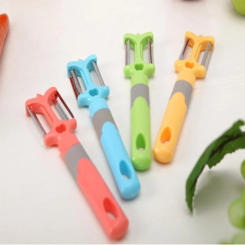 Thresher Vegetable Peeler, Multifunctional Stainless Steel Peeler, Vegetable Fruit Slicer Cutter, 2 In 1 Vegetable Peeler, Creative Head Vegetable Peeler Cutter, Multifunction Peeler Slice, Home Kitchen Tool Thresher Vegetable Peeler, Multifunctional Stainless Steel Peeler, Vegetable Fruit Slicer Cutter, 2 In 1 Vegetable Peeler, Creative Head Vegetable Peeler Cutter, Multifunction Peeler Slice, Home Kitchen Tool